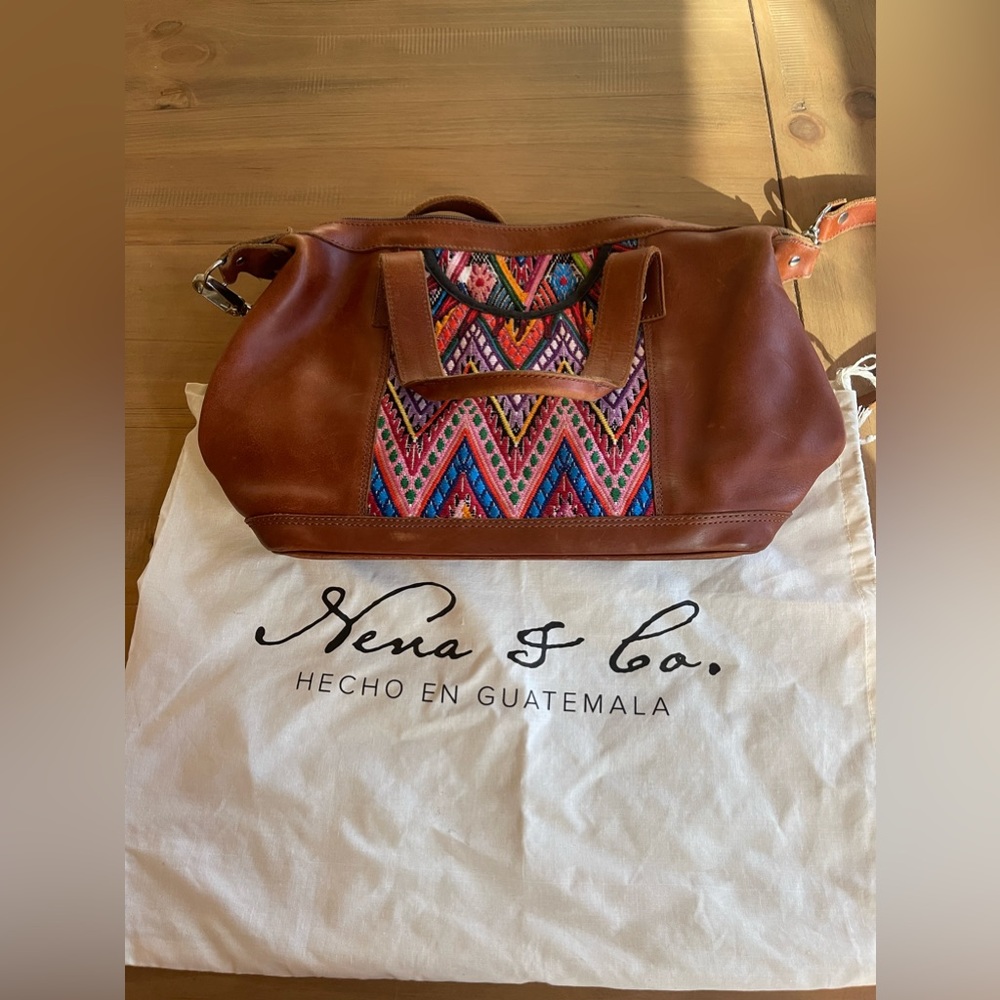 Nena and Co. Leather Sonia Carryall Bag